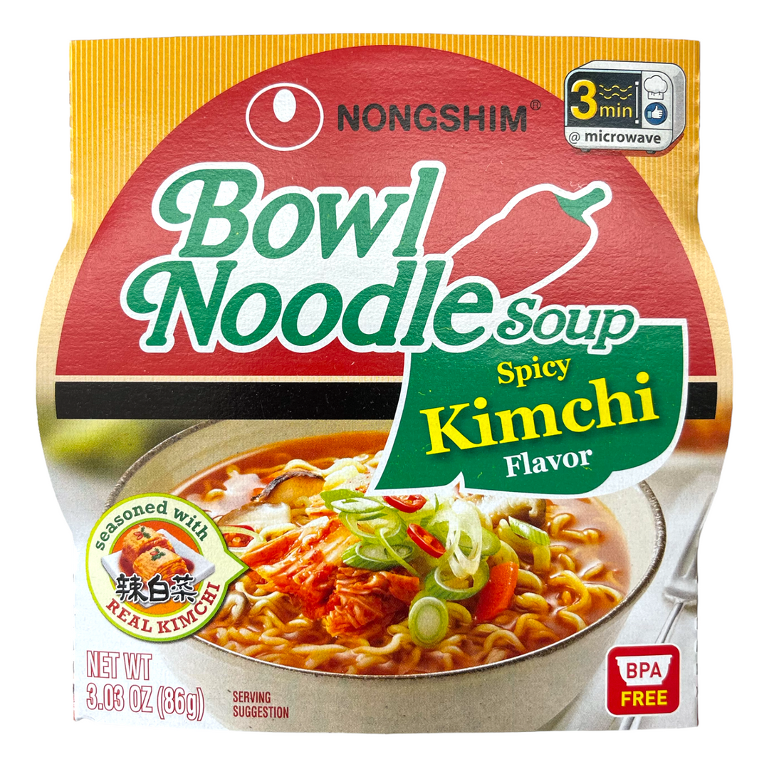 Nongshim - Bowl Noodle Soup Spicy Kimchi Flavor 3.03 OZ