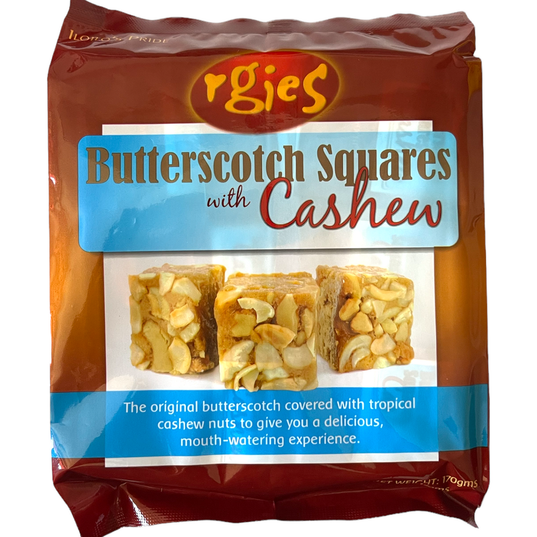 Rgies - Butterscotch Squares with Cashew 170 G