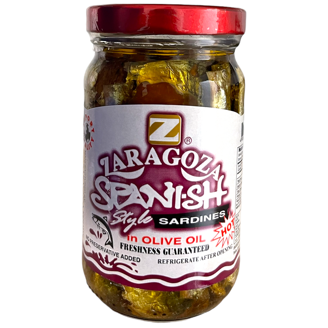 Zaragoza - Spanish Style Sardines in Olive Oil HOT 7.76 OZ