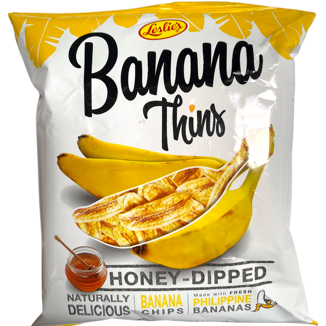 Leslie’s - Banana Thins Honey Dipped 100 G
