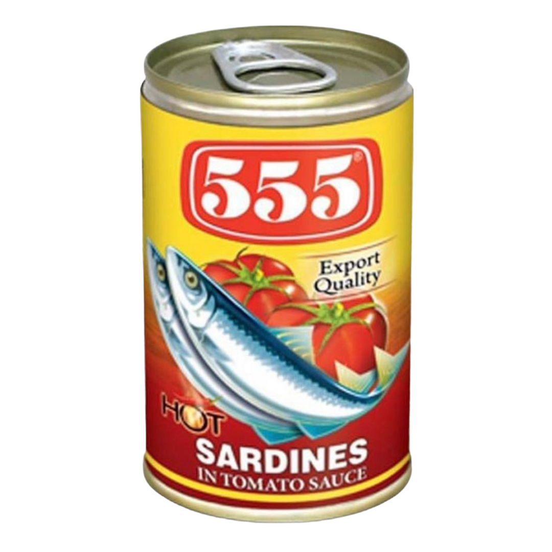 555 - Sardines in tomato sauce Spicy 5.5 OZ