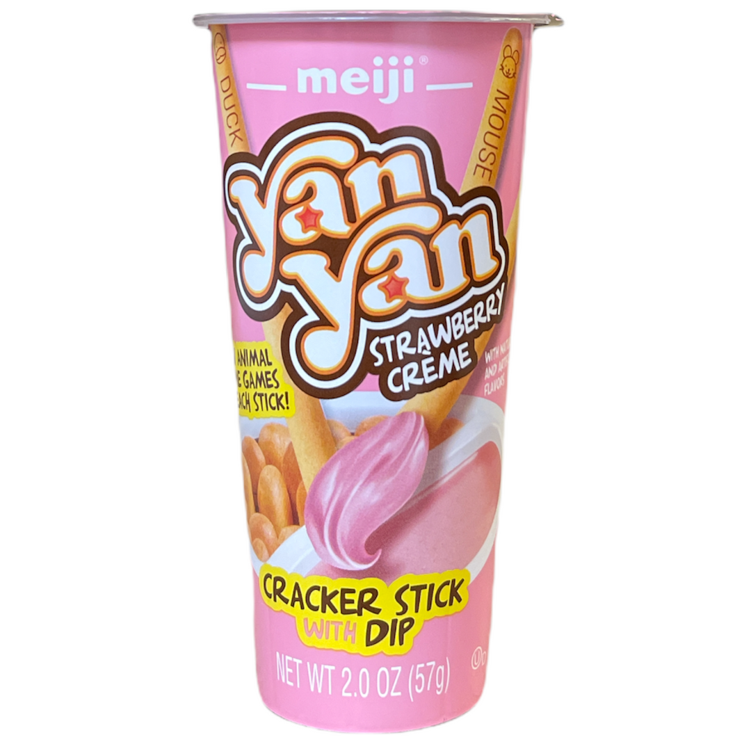 Meiji - Yanyan Strawberry Creme 2 OZ