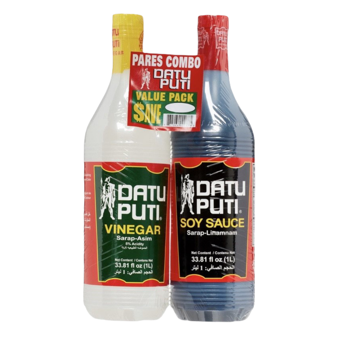 Datu Puti - Vinegar & Soy Sauce Value Pack 1 L
