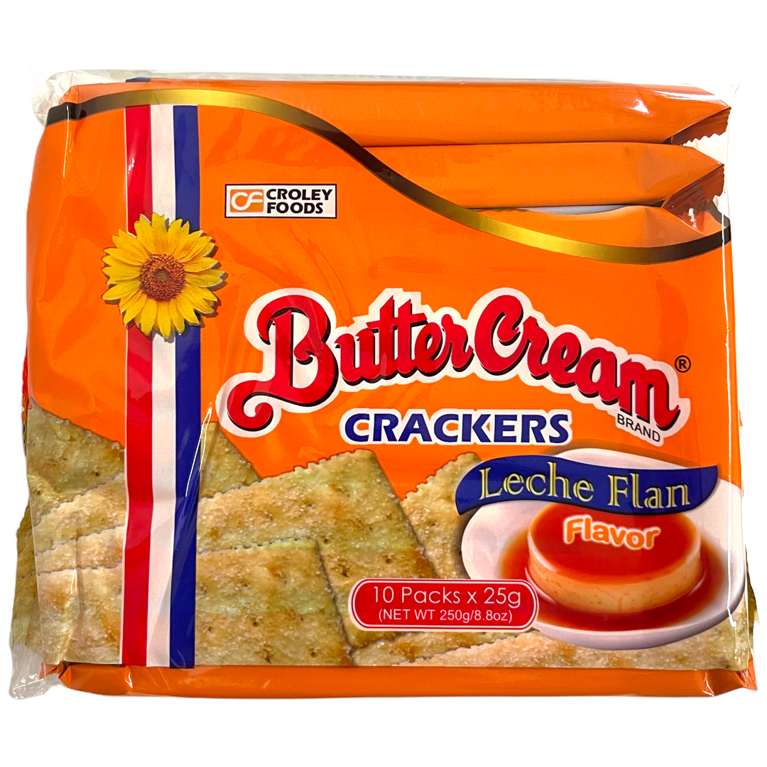 Butter Cream Crackers - Leche Flan Flavor 25 G X 10 Pack