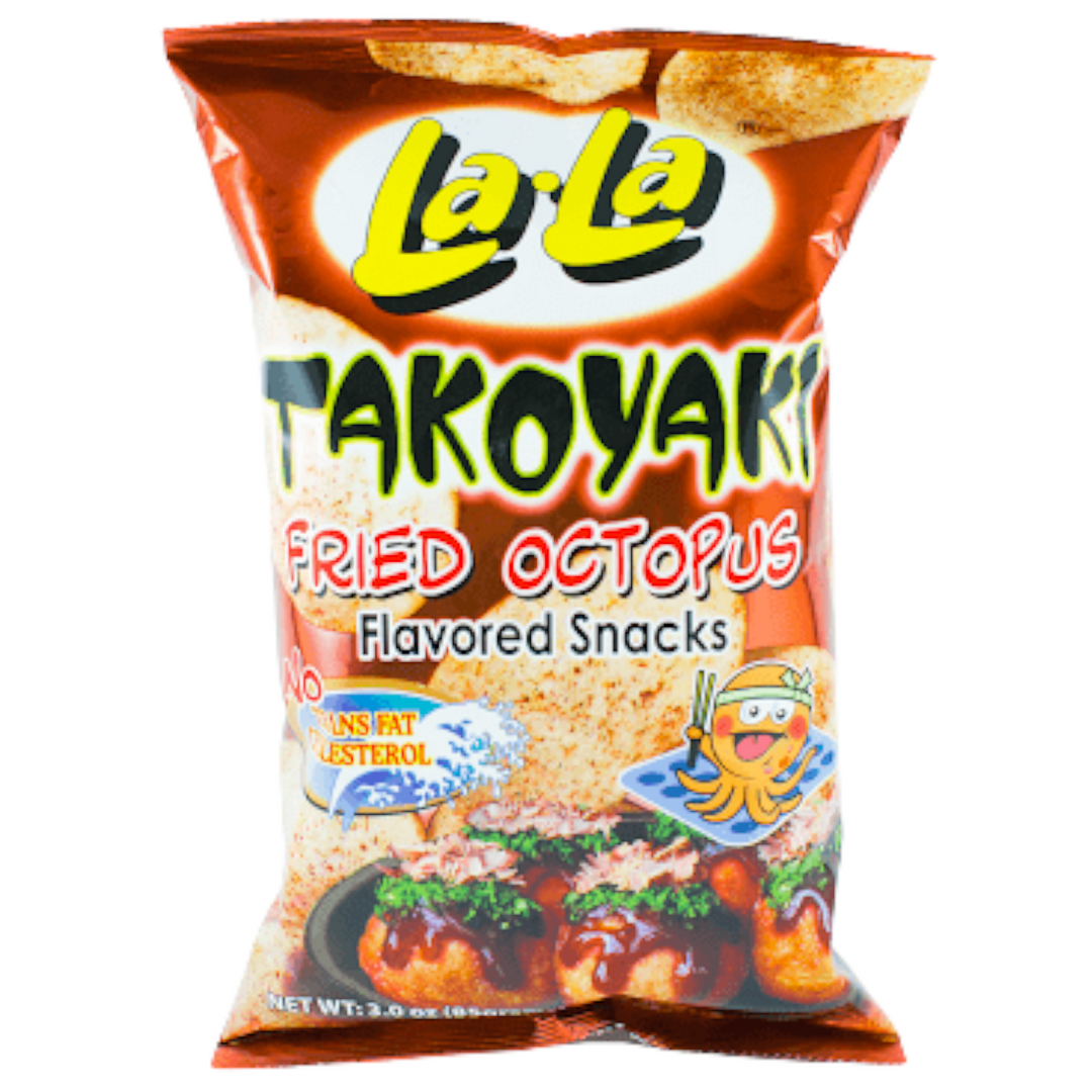 Lala - Takoyaki Fried Octopus Flavored Snacks 85 G