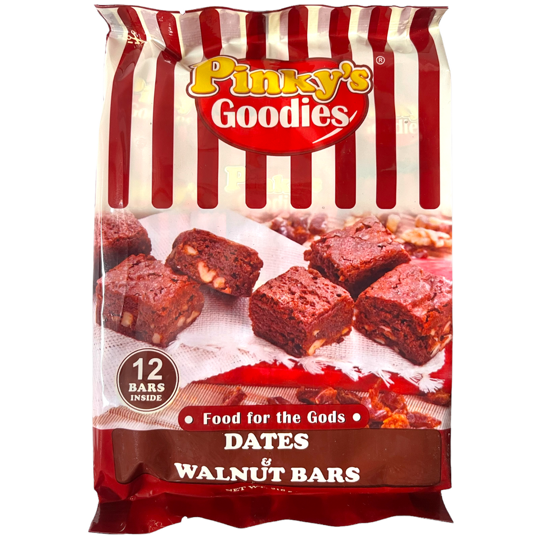 Pinky’s Goodies - Food for the Gods Dates & Walnut Bars 216 G