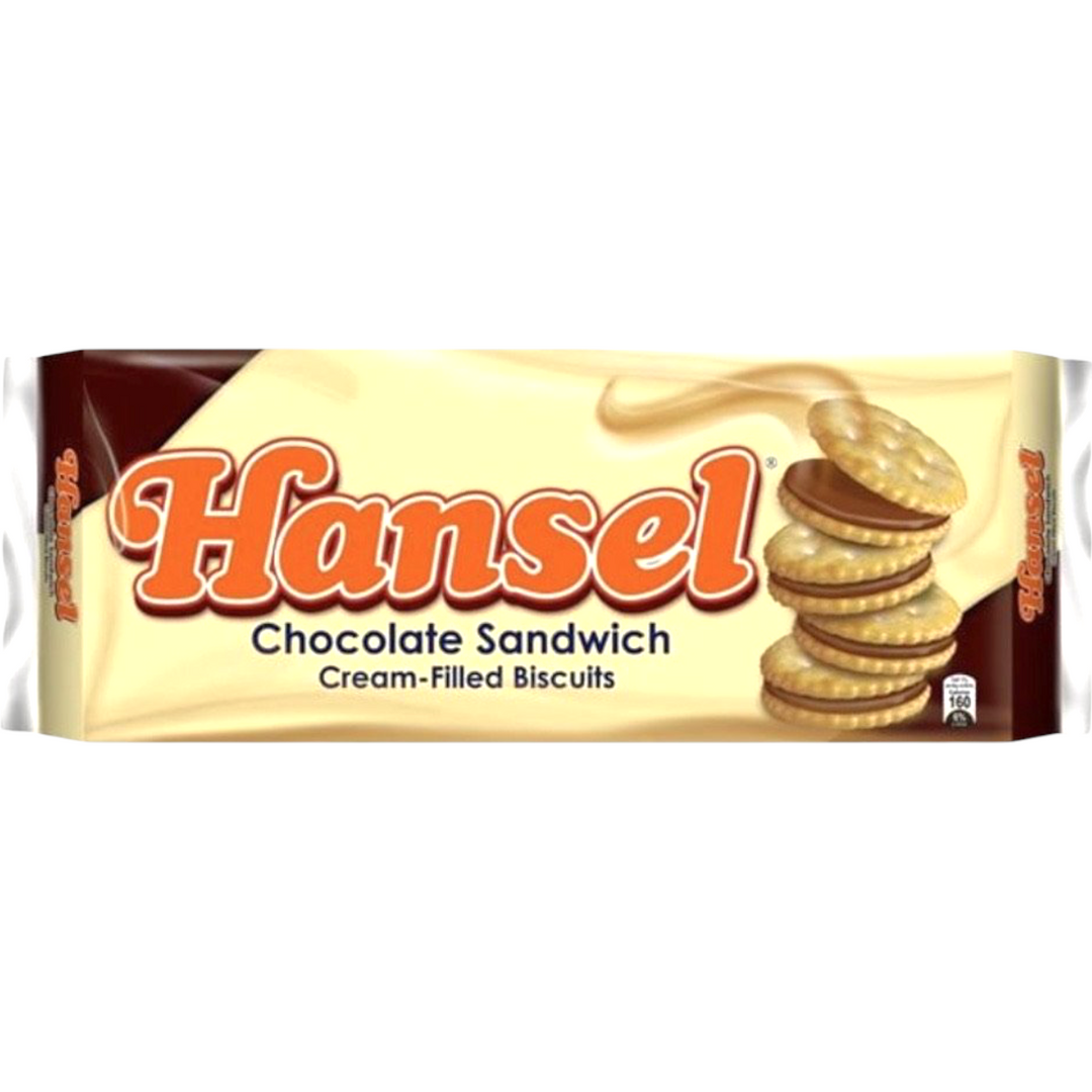 Rebisco - Hansel Chocolate Sandwich - Cream-Filled Biscuits 31 G X 10 PACK