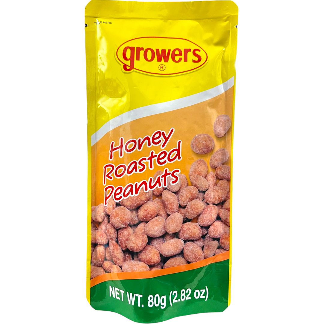 Growers - Honey Roasted Peanuts 80 G
