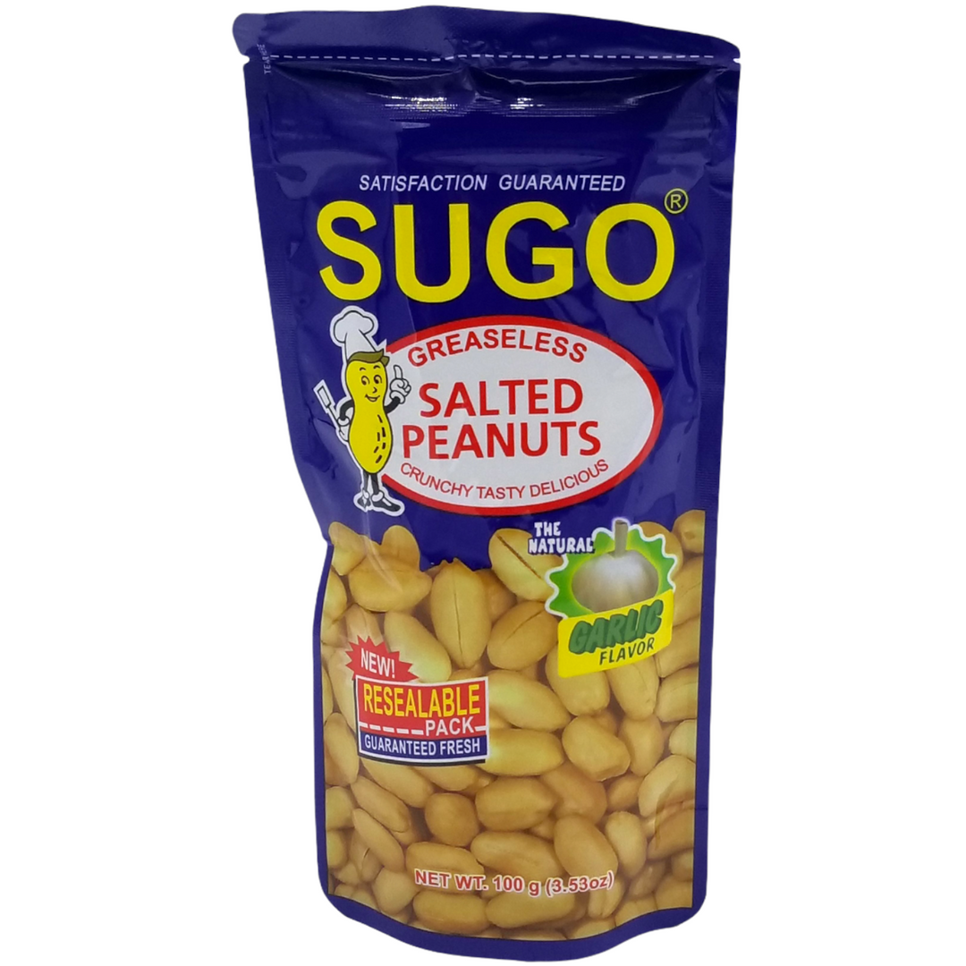 Sugo - Greaseless Salted Peanuts Garlic Flavor 100 G