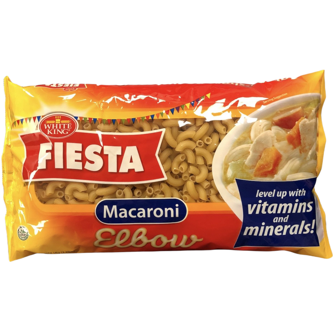 White King - Fiesta Elbow Macaroni Noodles 400 G