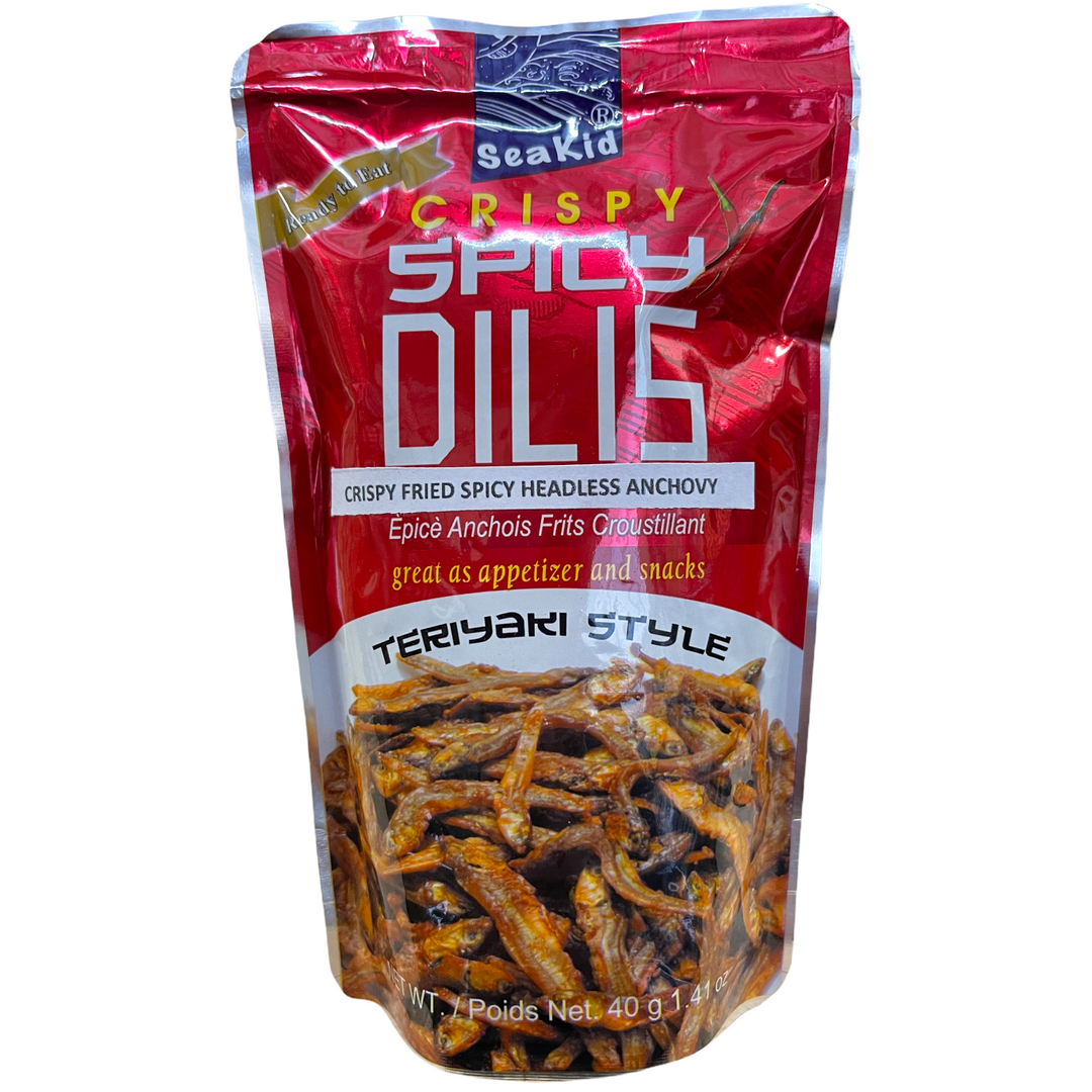 Seakid - Crispy Spicy 🌶 Dilis - Ready to Eat 40 G