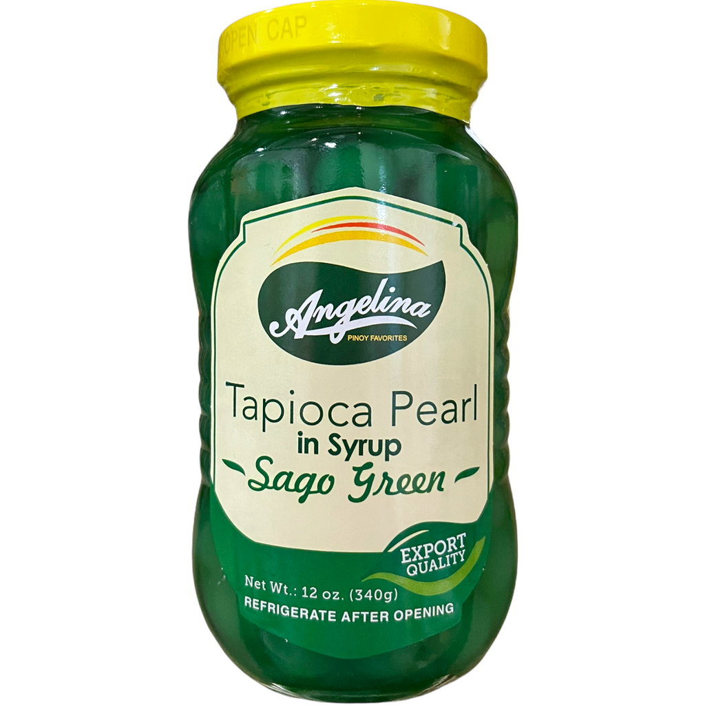 Angelina - Tapioca Pearl in Syrup - Sago Green 12 OZ – Sophia's