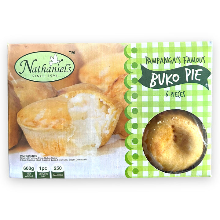 Nathaniel’s - Pampanga’s Famous Buko Pie (6 PCS) 600 G