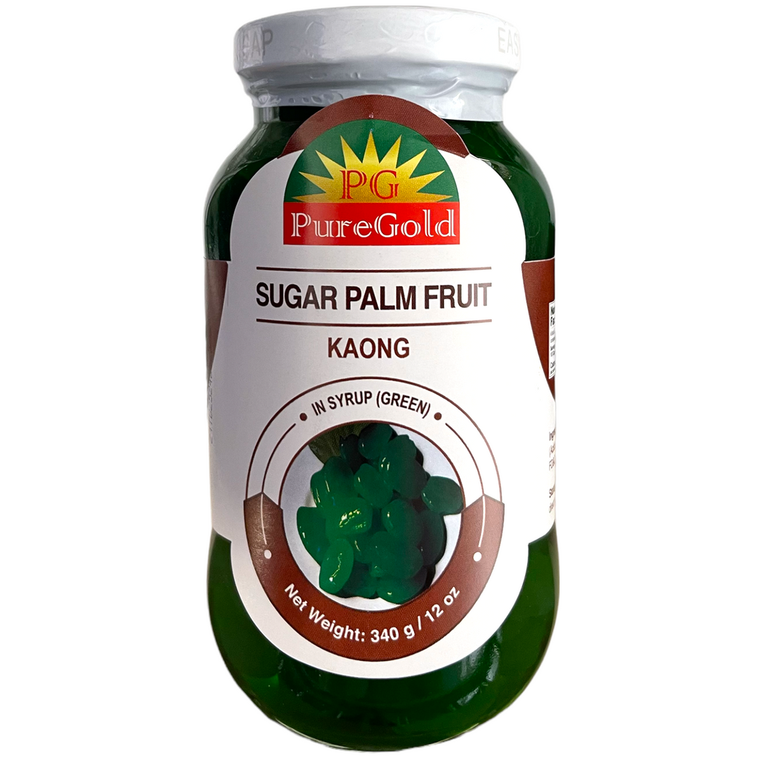 PureGold - Sugar Palm Fruit Kaong in Syrup (GREEN) 12 OZ