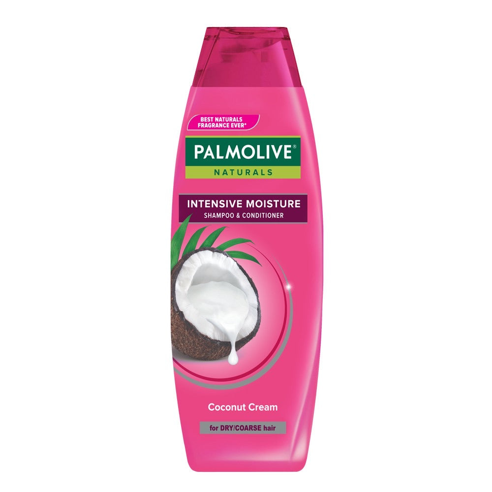 Palmolive Naturals - Intensive Moisture Shampo & Conditioner Coconut Cream (PINK) 180 ML