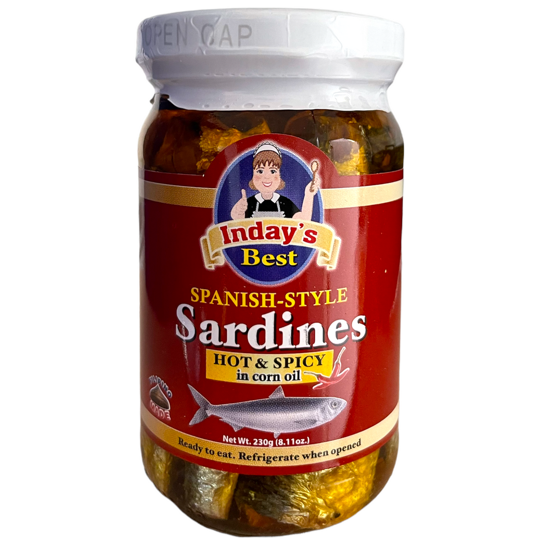 Inday’s Best - Spanish Style Sardines HOT & SPICY 230 G
