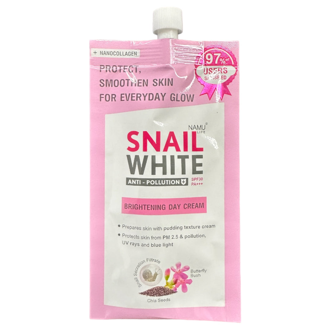 Snail White Anti Pollution Brightening Day Cream Spf 30 7 ML