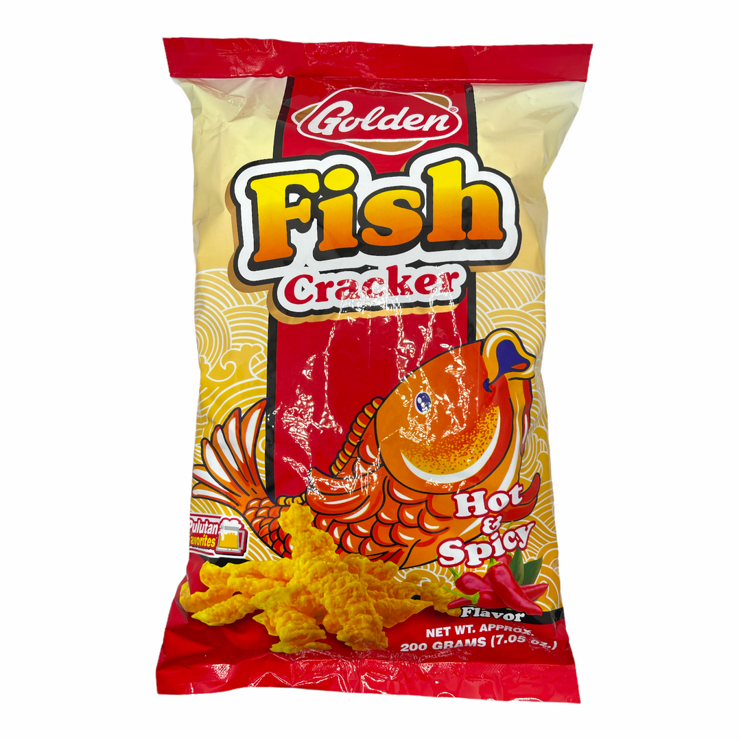 Golden - Fish Cracker Hot & Spicy Flavor 200 G