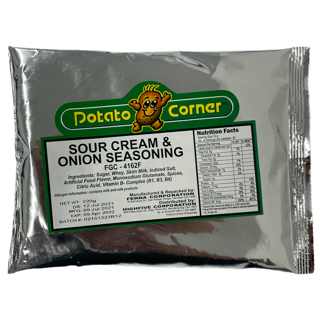 Sour Cream & Onion Seasoning Powder, 12 oz. Bag