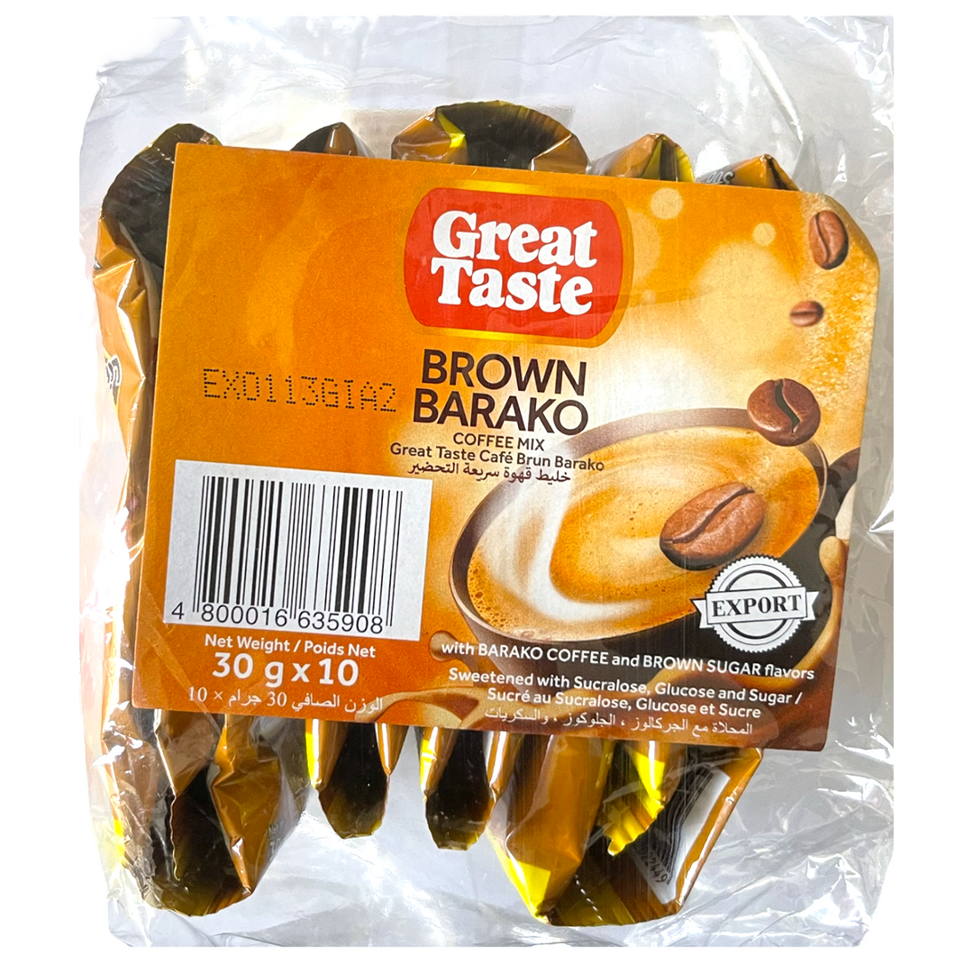 Great Taste - Brown Barako Coffee Mix 30 G X 10 Pack