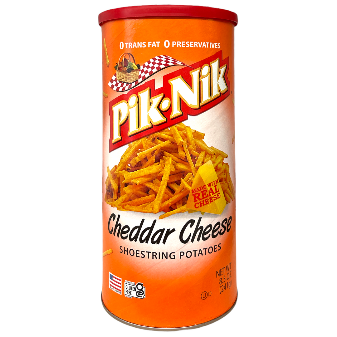 Pik-Nik - Cheddar Cheese Shoestring Potatoes (BIG) 9 OZ