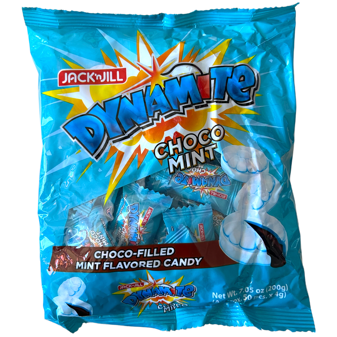 Jack ‘N Jill - Dynamite Choco Mint - Choco Filled Mint Flavored Candy 7.04 OZ