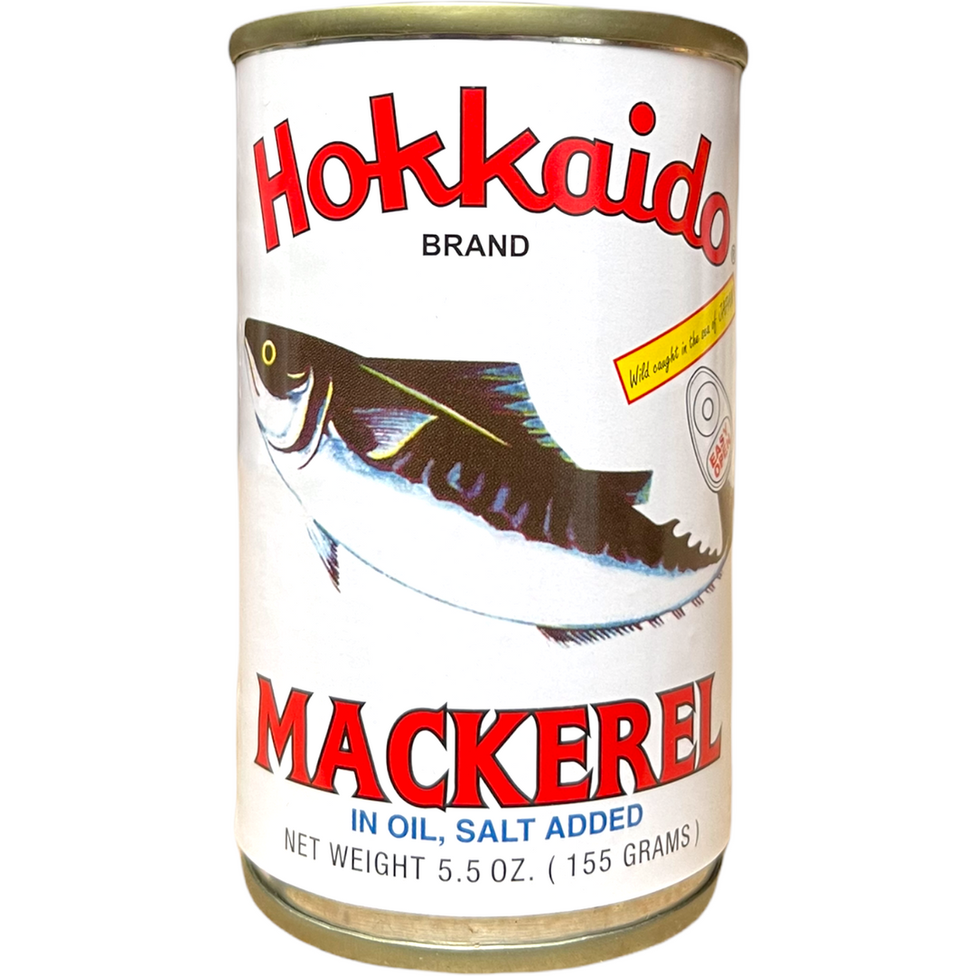 Hokkaido - Mackerel in Oil, Salt Added 5.5 OZ