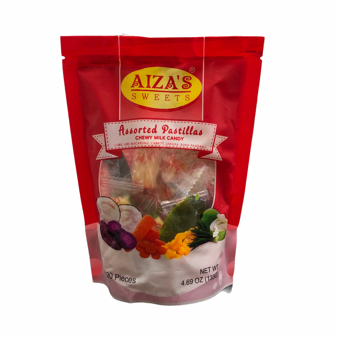 Aiza’s Sweets - Assorted Pastillas Chewy Milk Candy 4.69 OZ