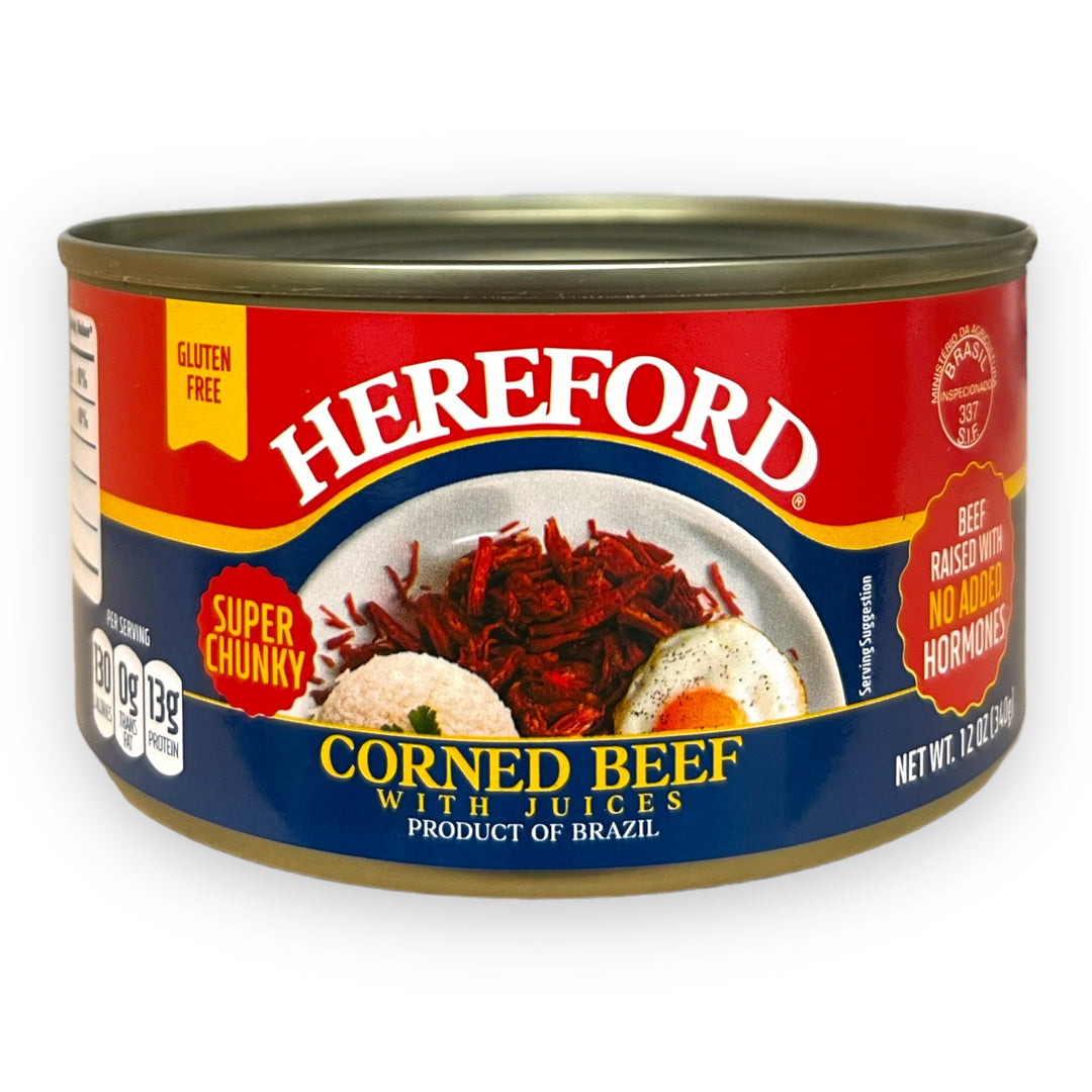 Hereford - Super Chunky Corned Beef with Juices 12 OZ