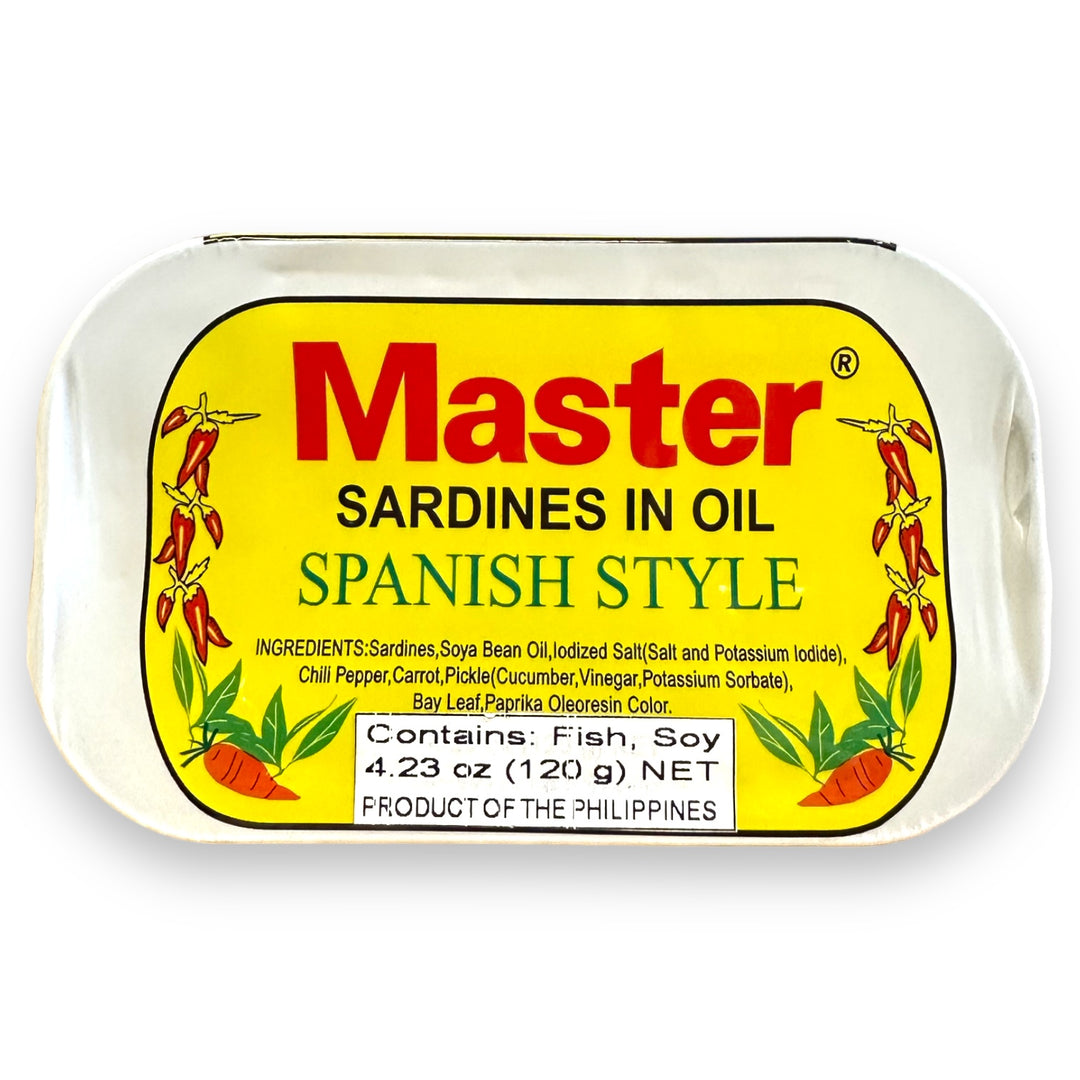 Master Sardines in Oil Spanish Style 4.23 OZ