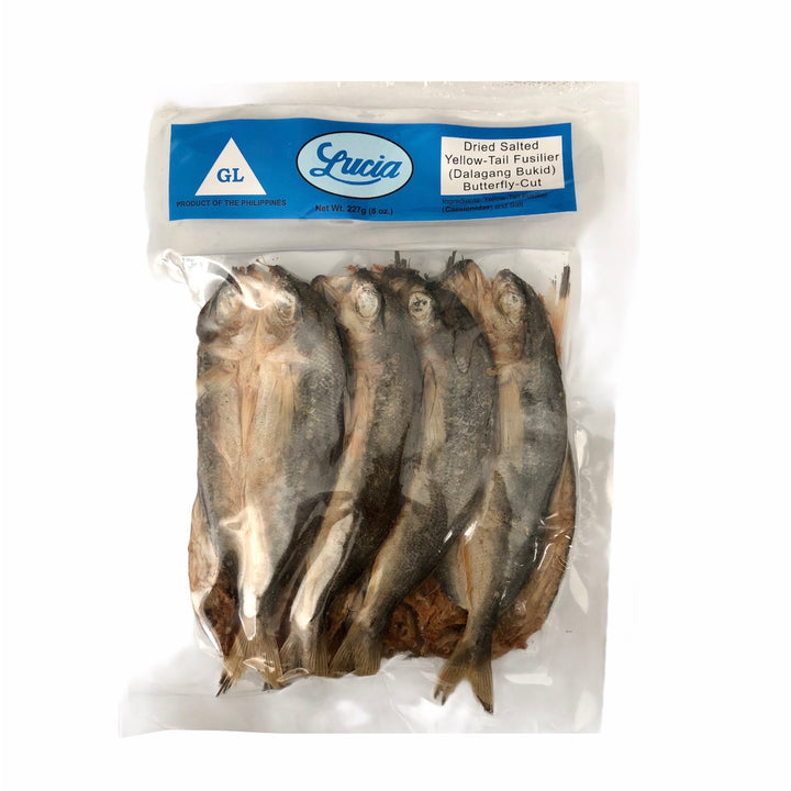 Lucia - Dried Salted Yellow-Tail Fusilier (DALAGANG BUKID) 8 OZ