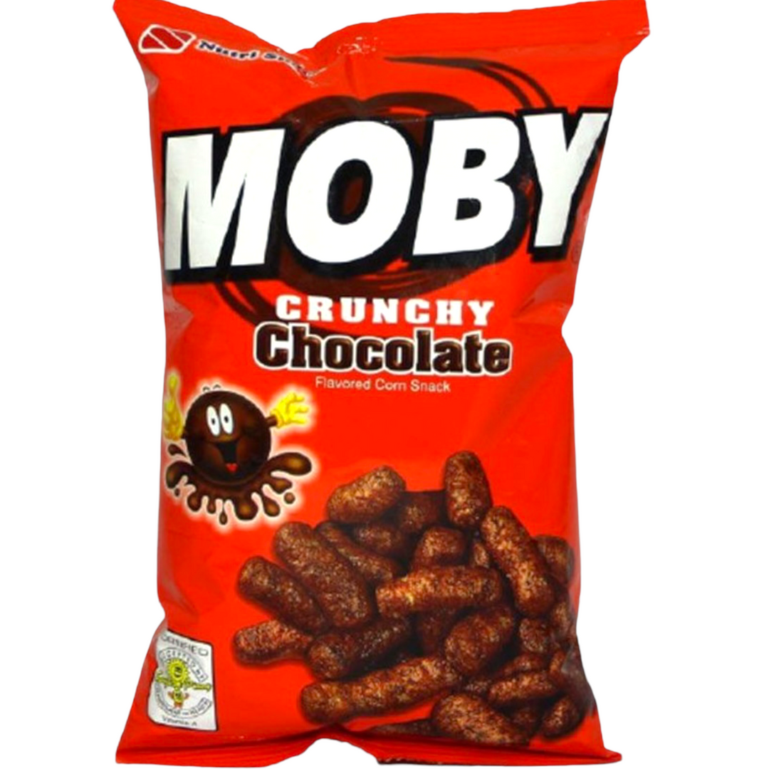 Nutri Snack - Moby Crunchy Chocolate Flavored Corn Snack 90 G
