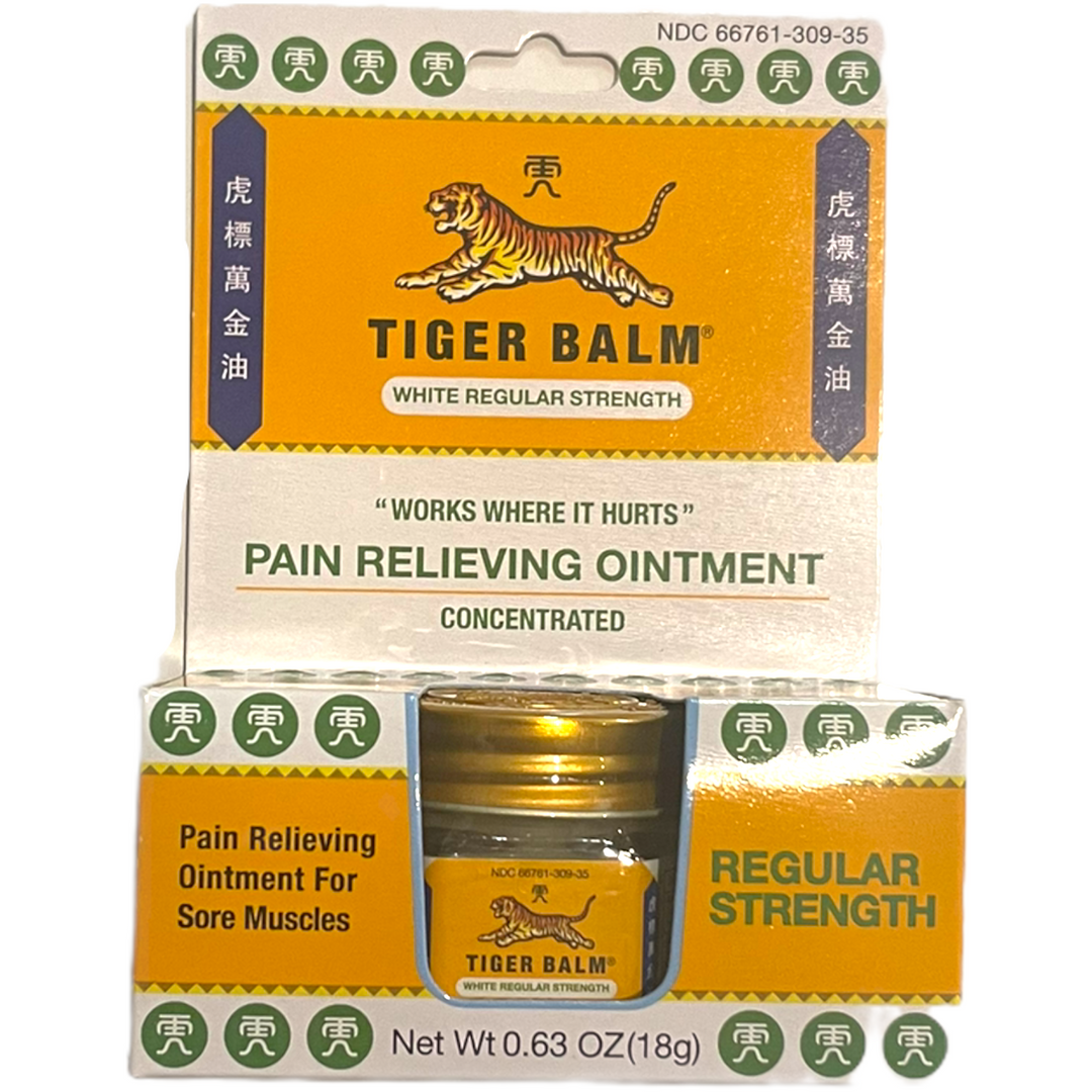 Tiger Balm - Pain Relieving Ointment Regular Strength 18 G
