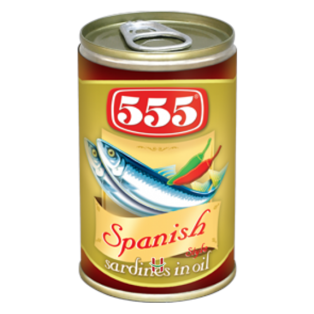 555 - Spanish Sardines in oil 5.5 OZ