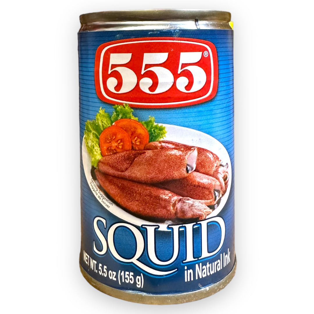 555 - Squid in Natural Ink 5.5 OZ