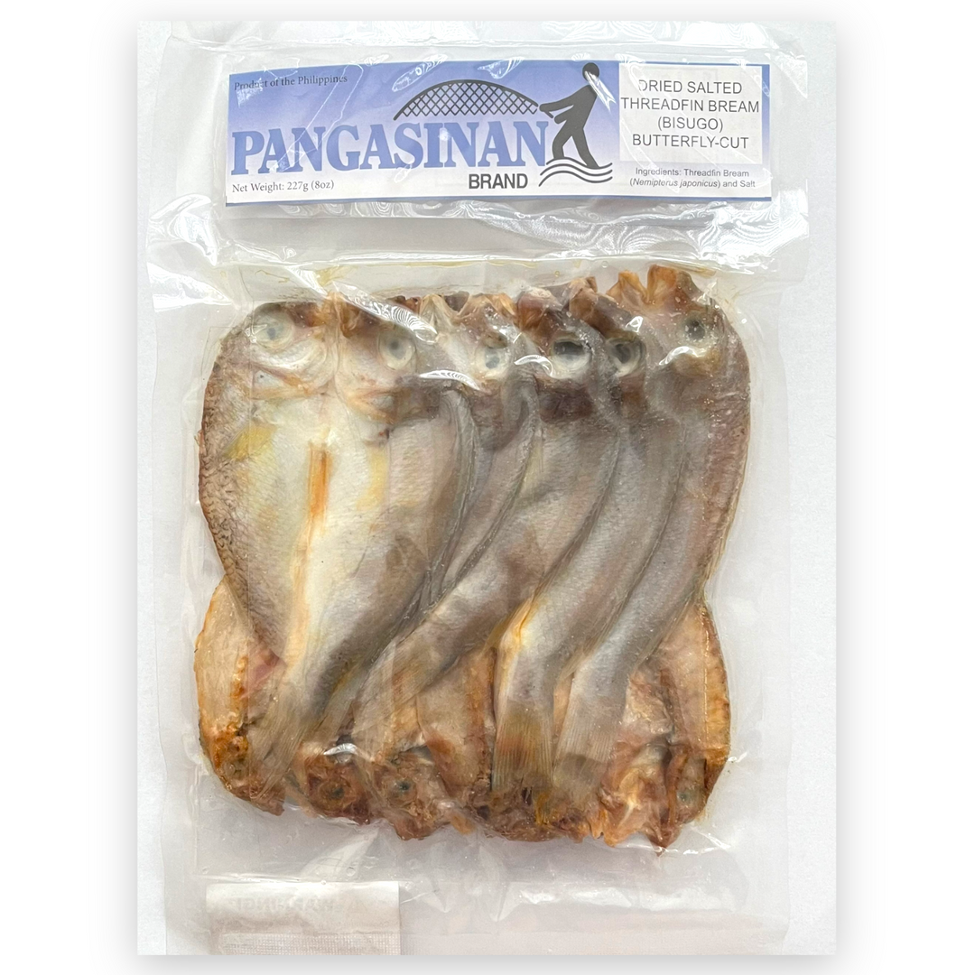 Pangasinan - Dried Salted Threadfin Bream (BISUGO) Butterfly-Cut 8 OZ