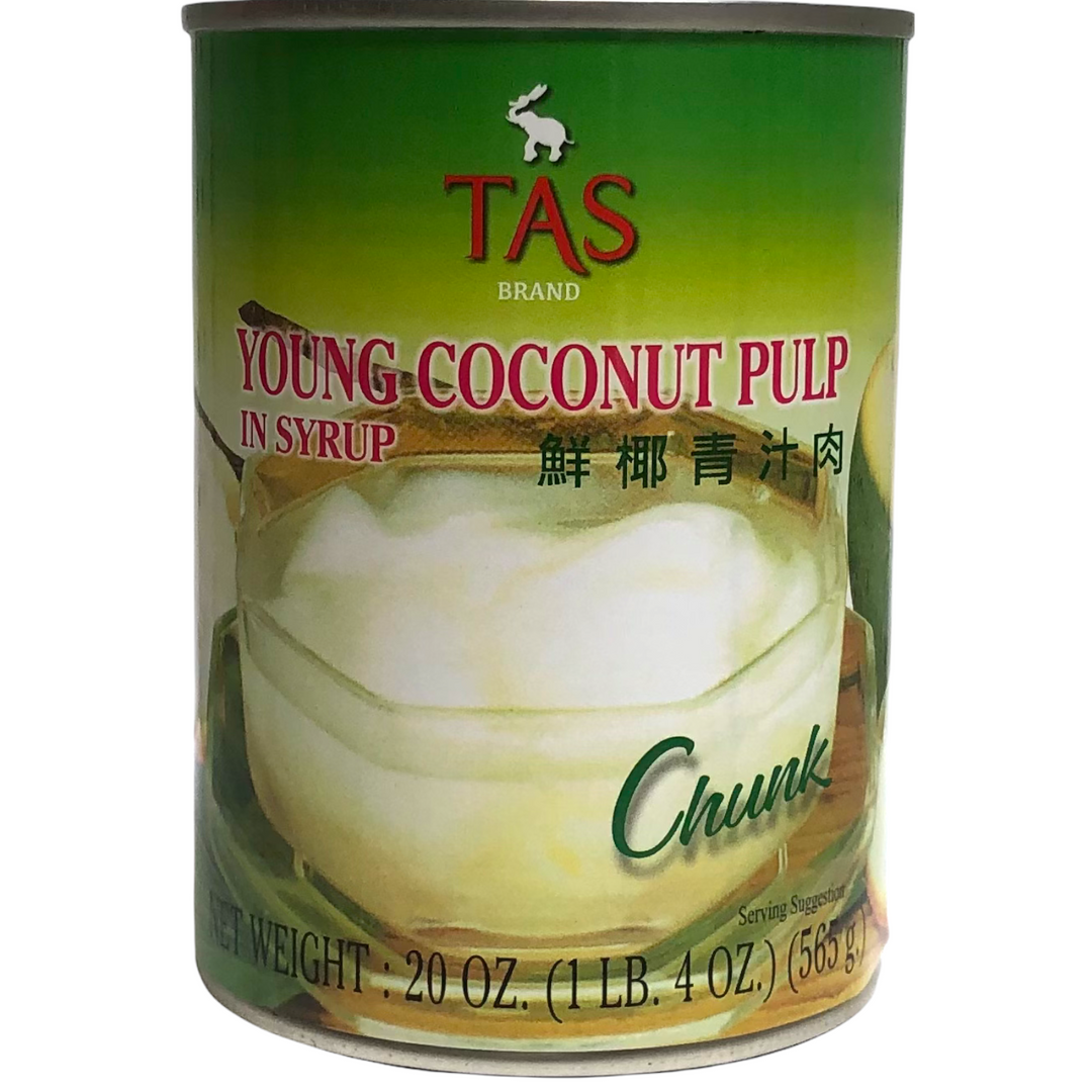 TAS - Young Coconut Pulp in Syrup 20 OZ