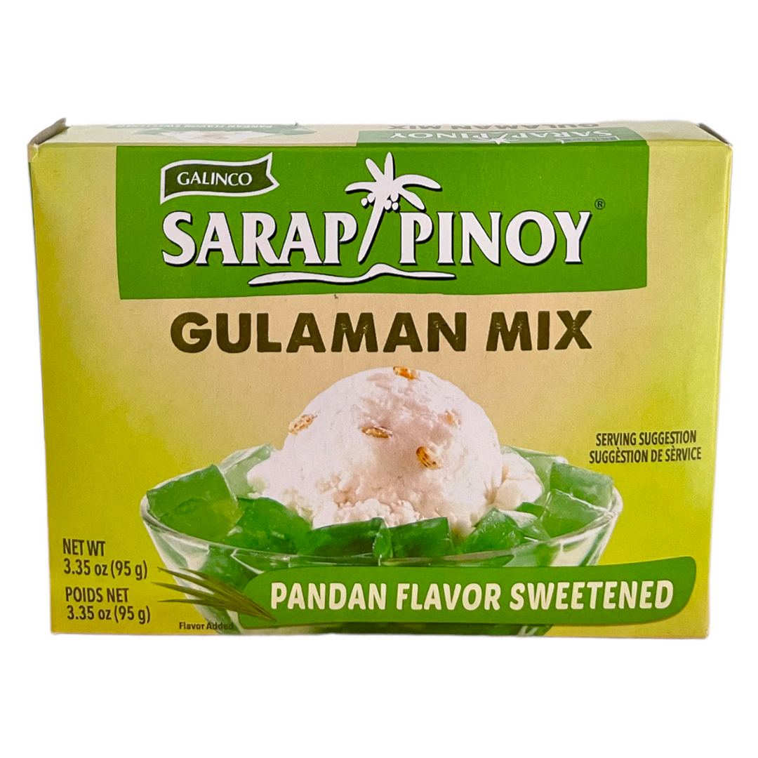 Sarap Pinoy - Gulaman Mix Pandan Flavor Sweetened 3.35 OZ
