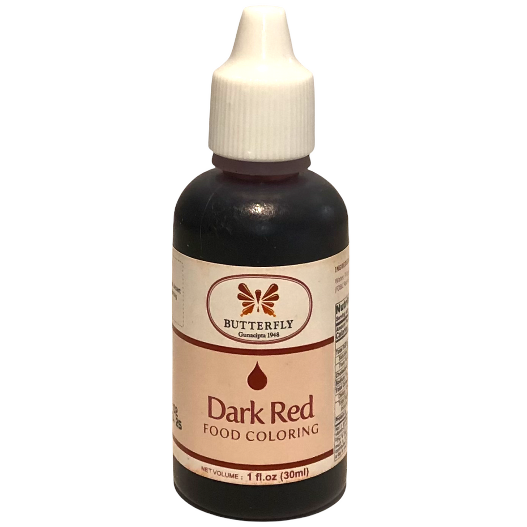 Butterfly - Dark Red Food Coloring 30 ML