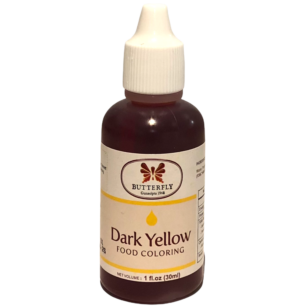 Butterfly - Dark Yellow Food Coloring 30 ML